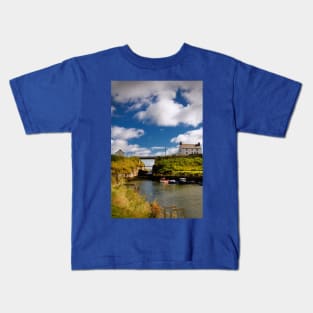 September Sunshine at Seaton Sluice Kids T-Shirt